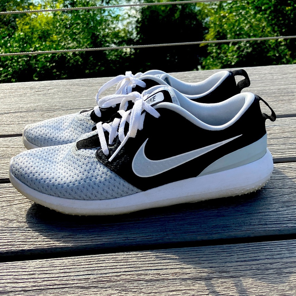 Nike Roshe golf shoes pure platinum